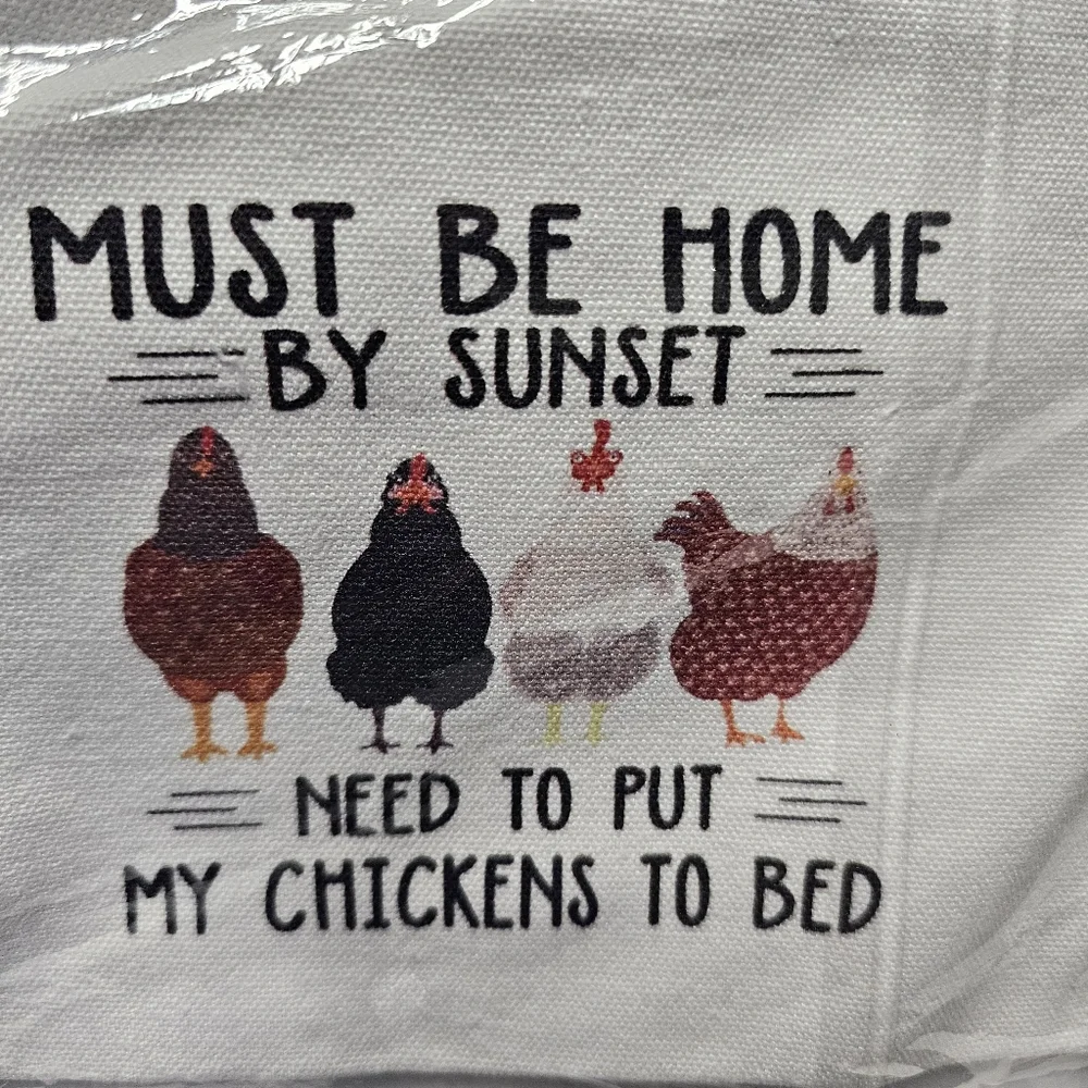 Canvas Chicken Funny Novelty Pouch